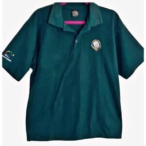 2001 Air Race London Polo Shirt Sz L Sydney Australia Embroidered Mens Ausport